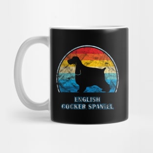 English Cocker Spaniel Vintage Design Dog Mug